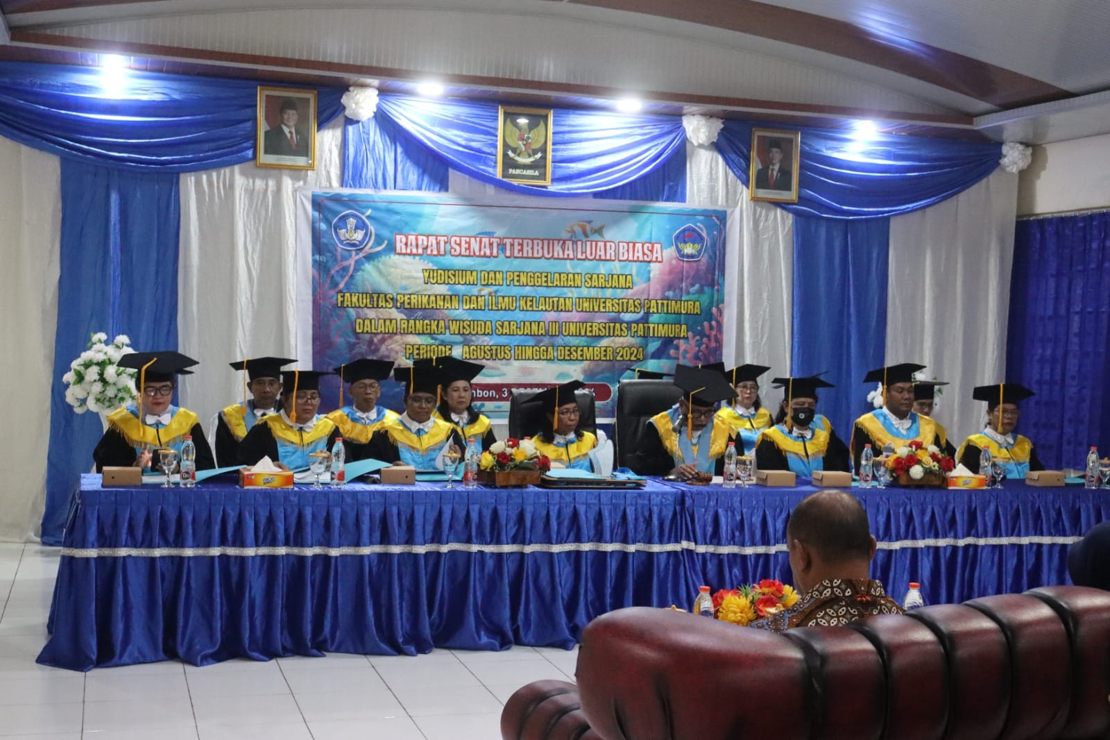 Fakultas Perikanan dan Ilmu Kelautan UNPATTI Gelar Yudisium