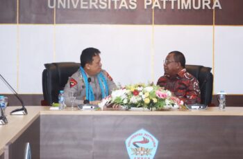 Rektor Unpatti Terima Kunjungan Kapolda Maluku