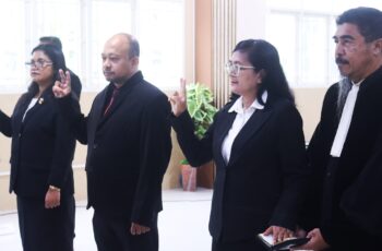 Pengambilan Sumpah, Pelantikan, dan Serah Terima Jabatan  4 Koordinator Program Studi pada Program Pascasarjana Unpatti