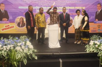Puncak Dies Natalis ke-21 Pascasarjana Universitas Pattimura sekaligus penutupan Konferensi Internasional ICESAS 2025