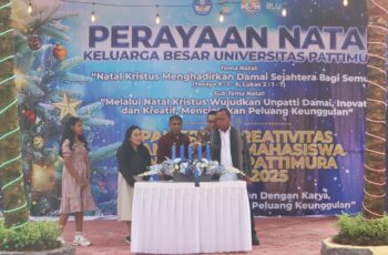 Perayaan Natal dan Pameran Kreativitas dan Inovasi Mahasiswa Universitas Pattimura