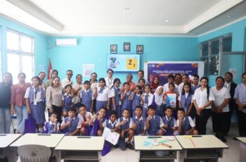 Penutupan Kursus Bahasa Jerman SD Laboratorium Universitas Pattimura 