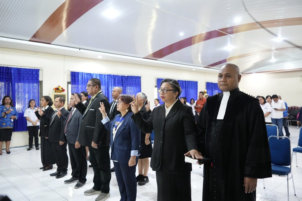 Pengambilan Sumpah, Pelantikan, dan Serah Terima Jabatan Pimpinan Jurusan FPIK Unpatti Periode 2026–2030